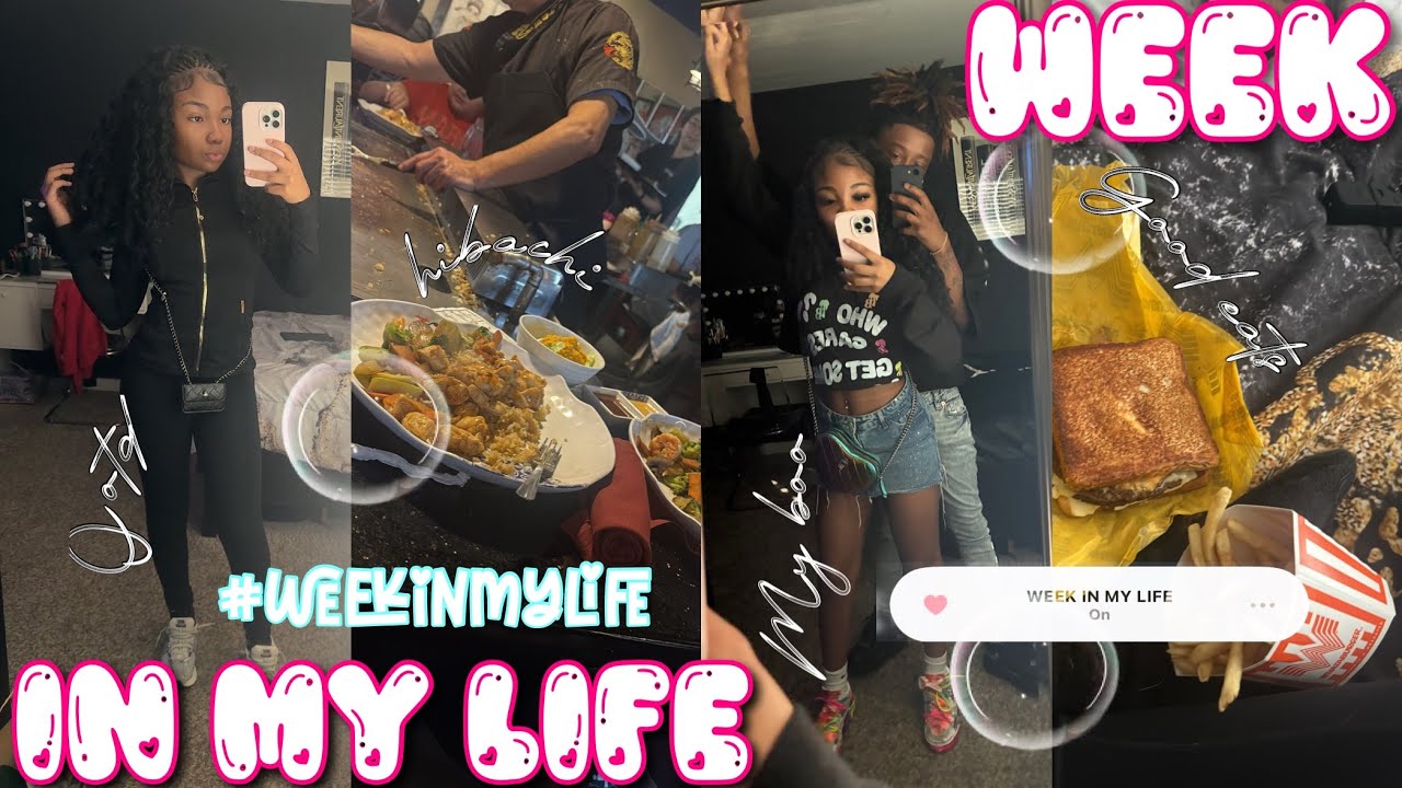 VLOG🫧: WEEK IN MY LIFE ✰| Hibachi,shopping , My boo, etc|| Bankrollnana