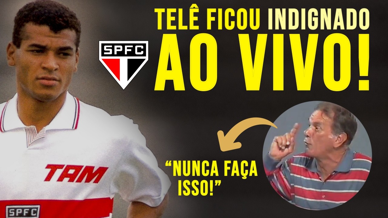 O DIA QUE TELÊ MESMO CAMPEÃO FICOU INDIGNADO COM ATITUDE DE JOGADOR RIVAL!