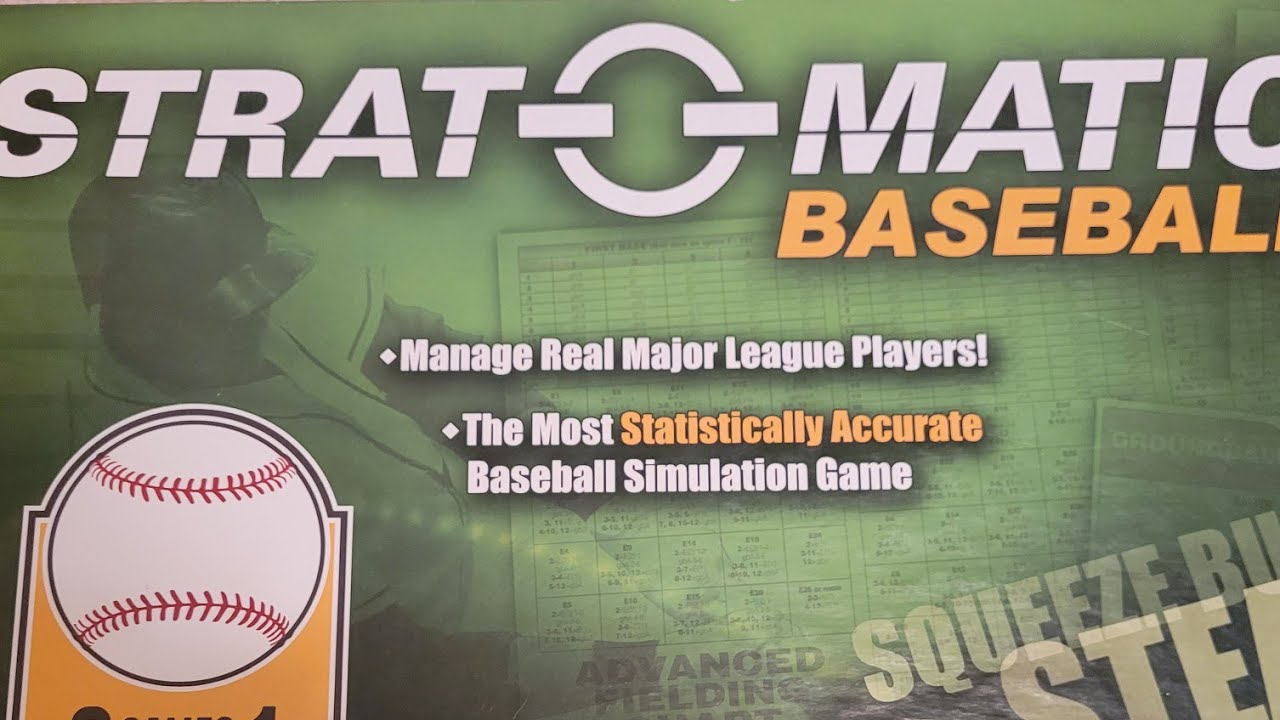 Strat-O-Matic University  (Class #1 Super Advanced Base Stealing)