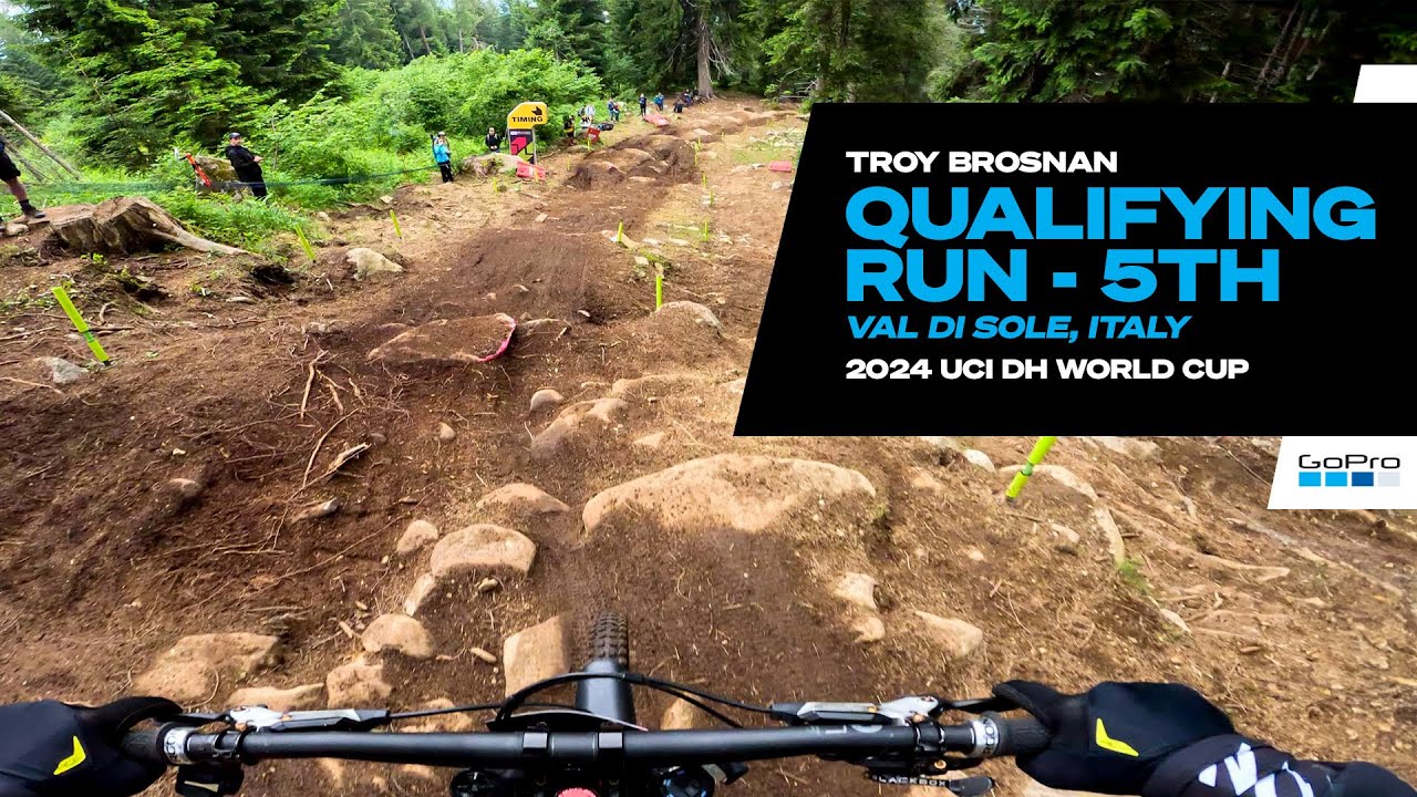 GoPro: Troy Brosnan 5th Place Qualifying - Val Di Sole, Italy - '24 UCI DH MTB World Cup