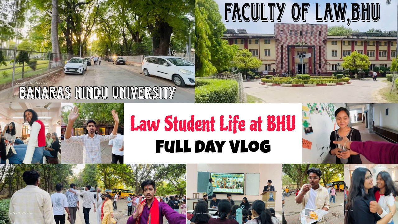 Law Student Life at Faculty of Law, BHU ⚖️📚 | Full Day Vlog | Judge Factory ⚖️😎#soultrail_diaries