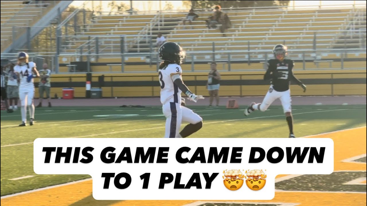 14U MEGA VS OAKLAND DYNAMITES CAME DOWN TO ONE PLAY 🤯🤯