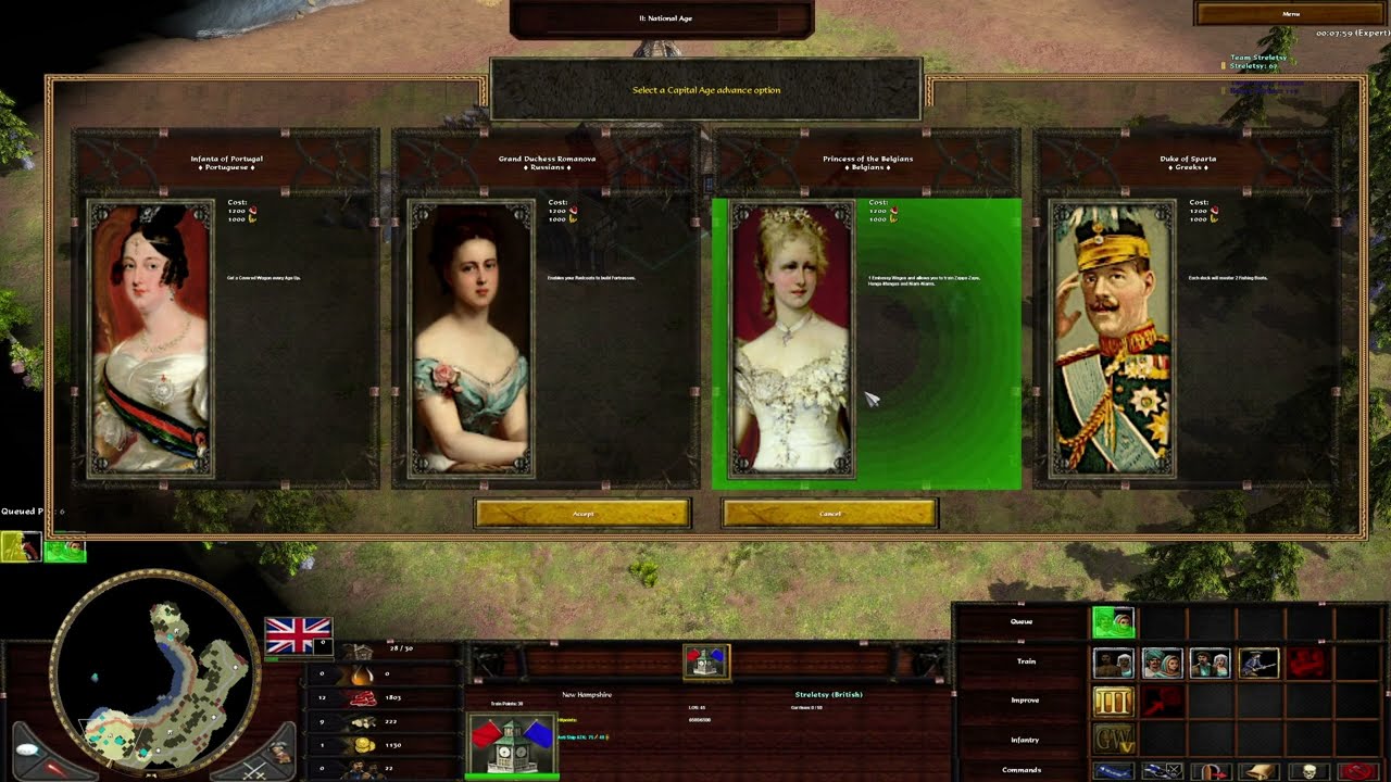 Even More Welsh / British Voicelines for Age of Empires 3 Wars of Liberty 1.1.0a GW Patch Preview