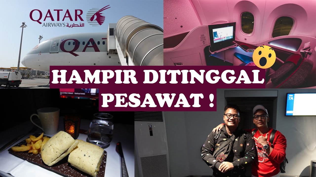 [BUSINESS CLASS] BERKESAN BANGET ! KELAS BUSINESS QATAR AIRWAYS BOEING 787-8, QR 954 DOHA KE JAKARTA
