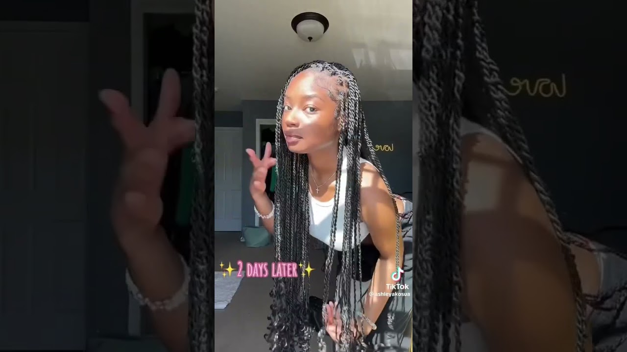 How To Do Senegalese twist on your self✨ Video owner : Ashleya Kosua on Tik Tok