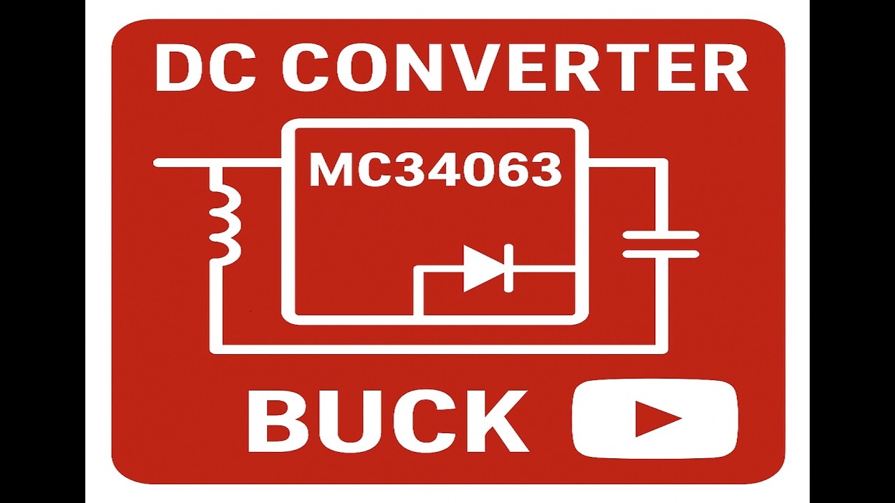 Как работает понижающий преобразователь MC34063?
