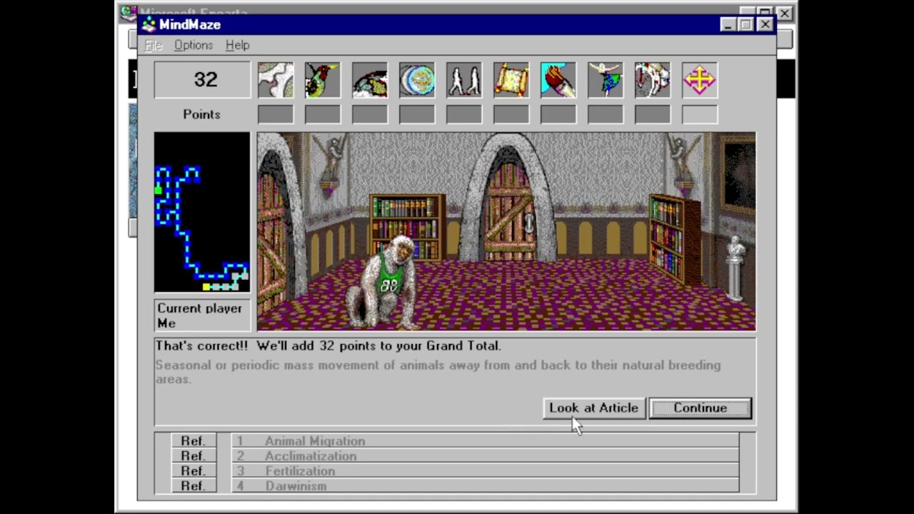 Encarta 94 MindMaze - All Animals