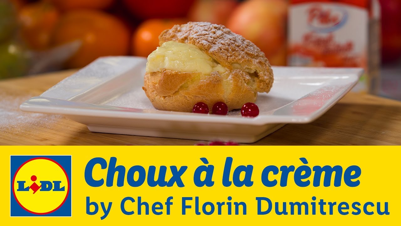Choux à la crème • Gateste cu Chef Florin Dumitrescu