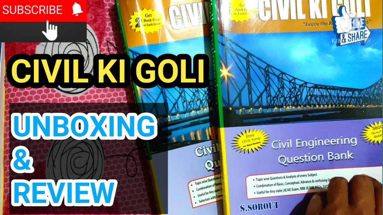 A CIVIL ENGINEERING HANDBOOK BY CIVIL KI GOLI CIVIL BOOSTER UNBOXING & REVIEW  /ROCKET CHART/CAPSULE