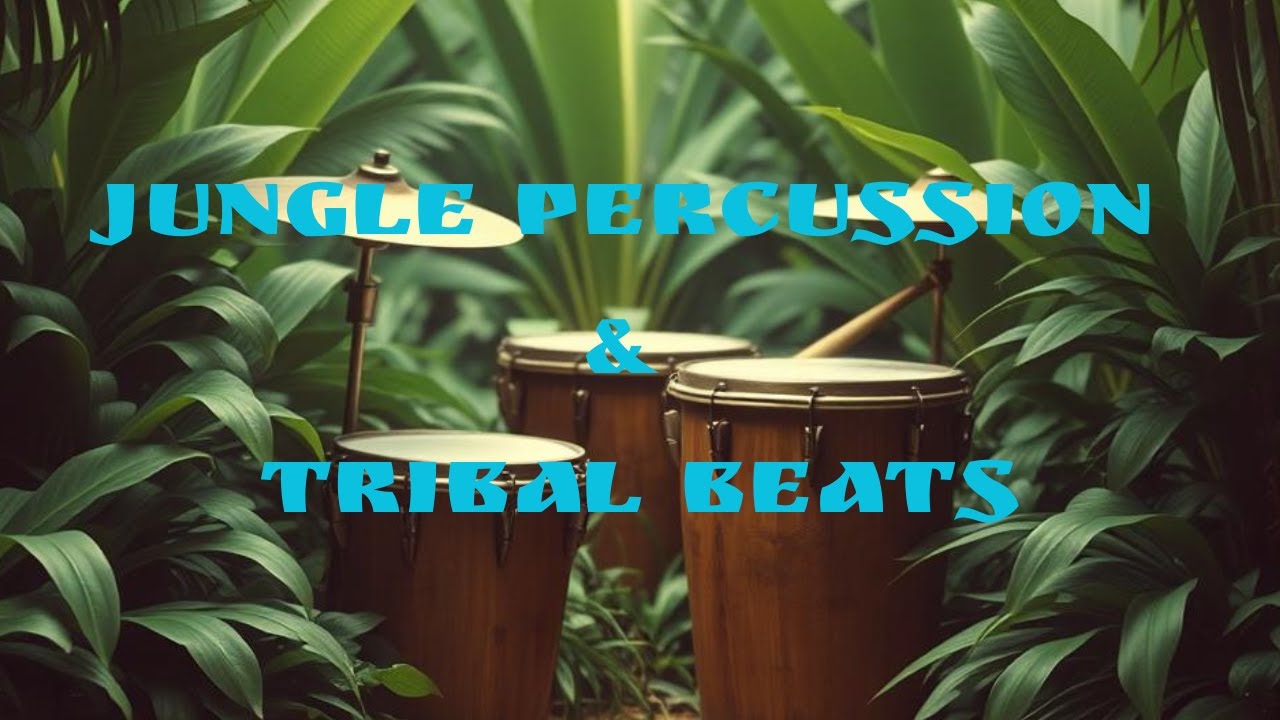 Jungle Percussion & Tribal Beats 🌴 | 野生を感じる太鼓BGM集【AI-generated BGM】