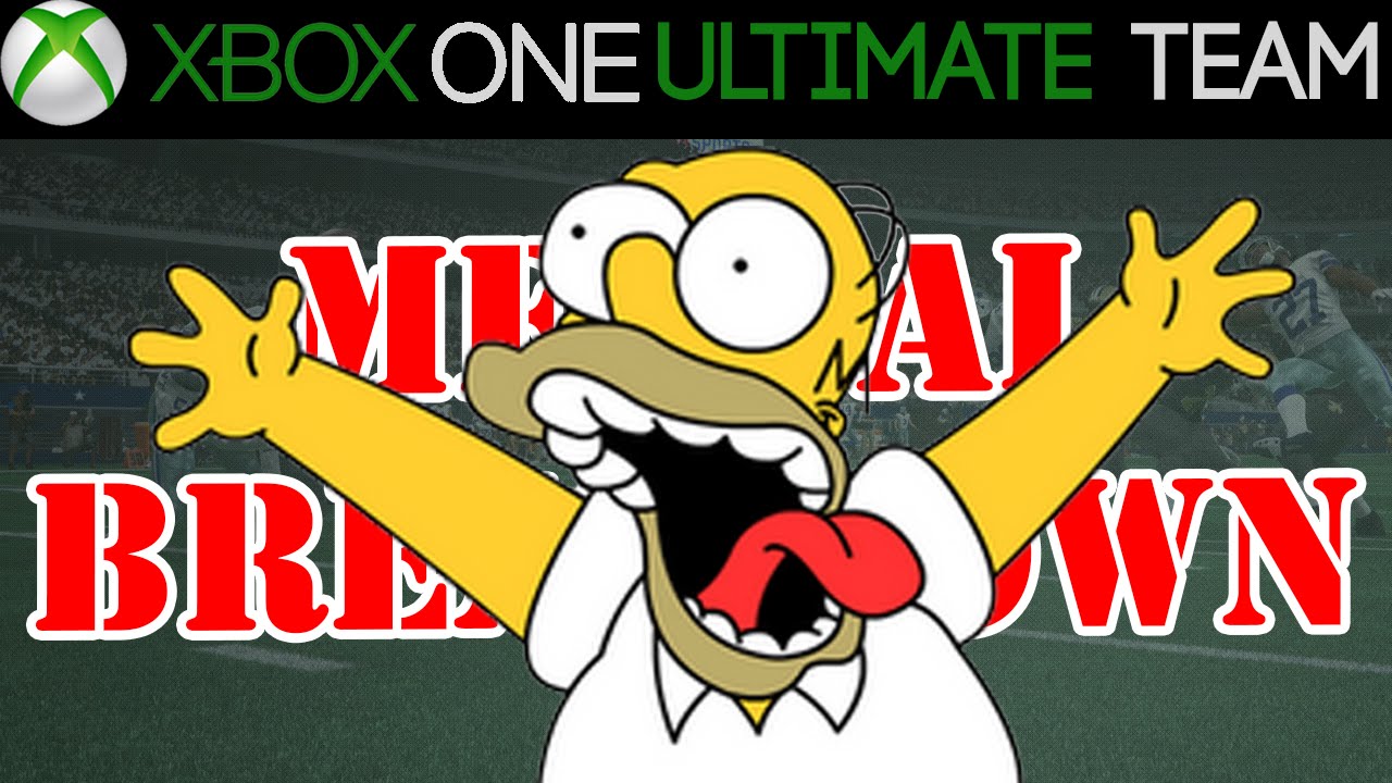 Madden 15 - Madden 15 Ultimate Team - MENTAL BREAKDOWN | MUT 15 Xbox One Gameplay