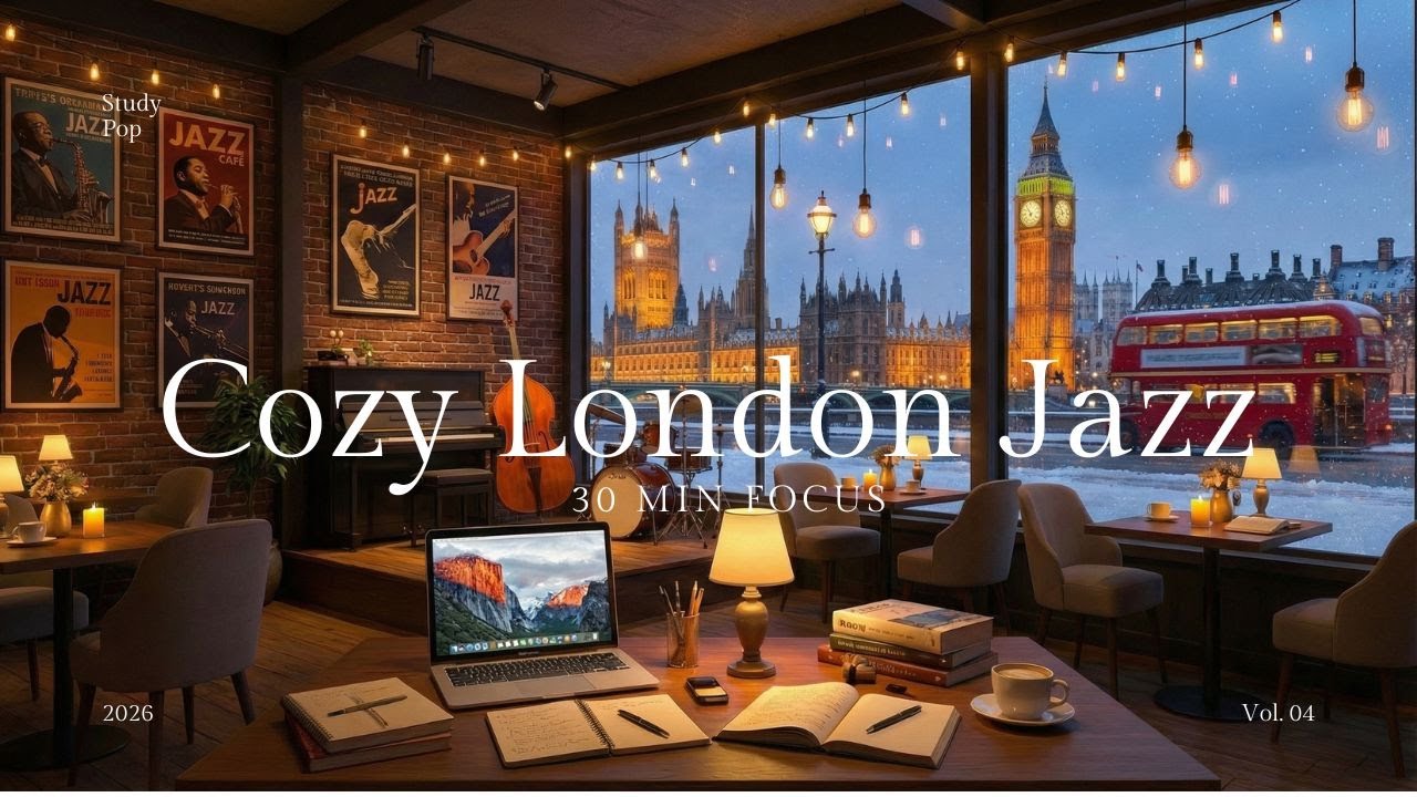 Cozy London Jazz Coffee | Work & Focus