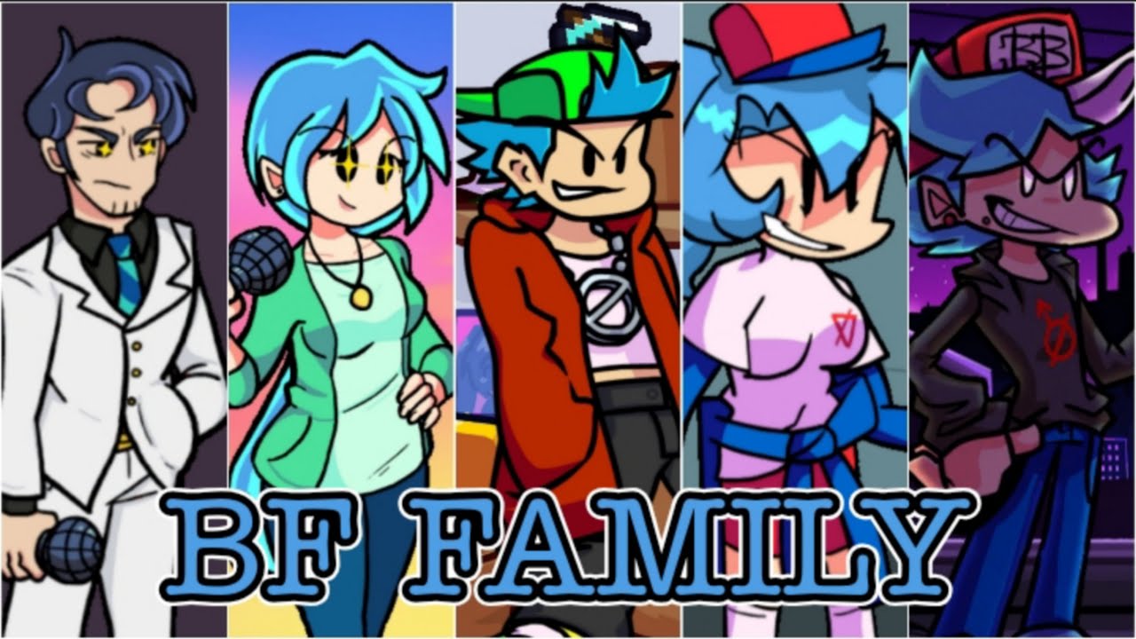 [FNF] VS BF Family | Friday Night Funkin' BF Dad, BF Mom, Older Bro, Big Sis, Big Bro mod Gameplay