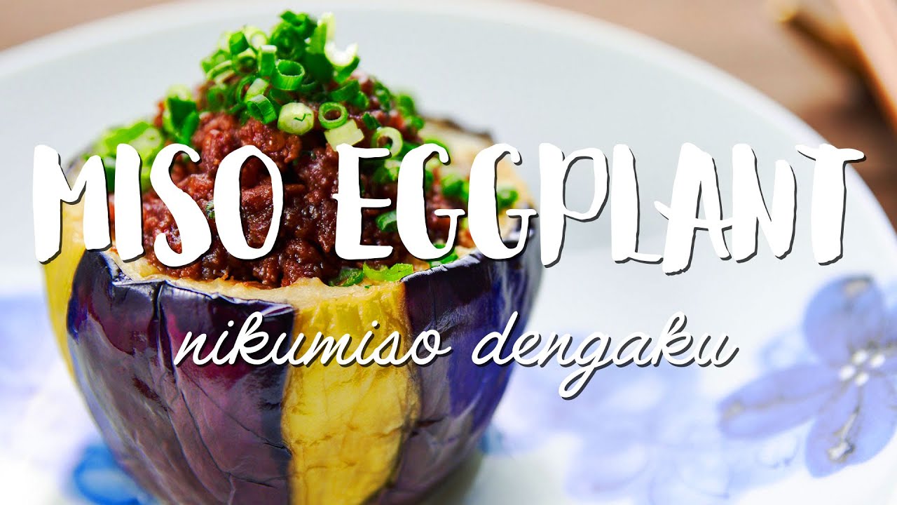 STUFFED Miso Eggplant