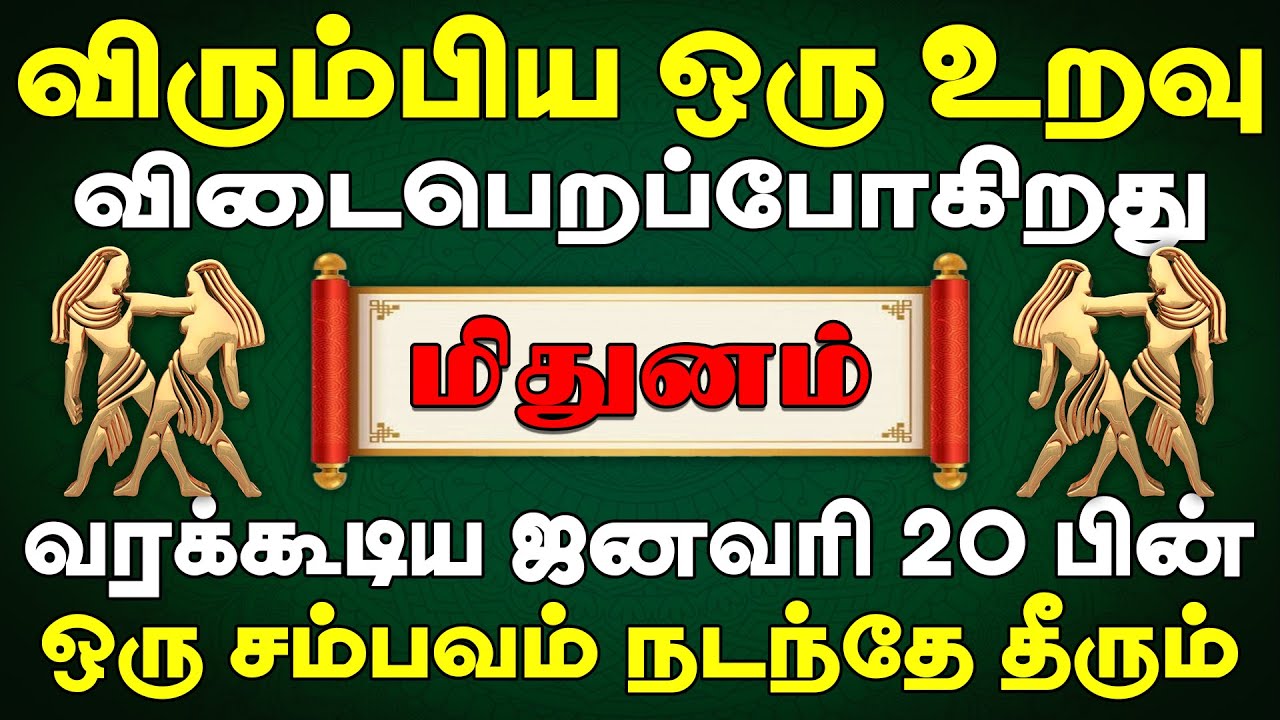 கடவுளே எப்படியாச்சும் இந்த அப்பாவி ராசிகாரங்கள காப்பாற்று | Mithunam Rasi | மிதுனம் ராசி