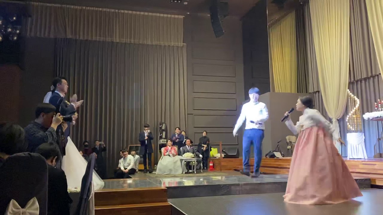 대박인 역대급 아모르파티 결혼식 축가ㅋㅋㅋㅋㅋㅋ저세상텐션