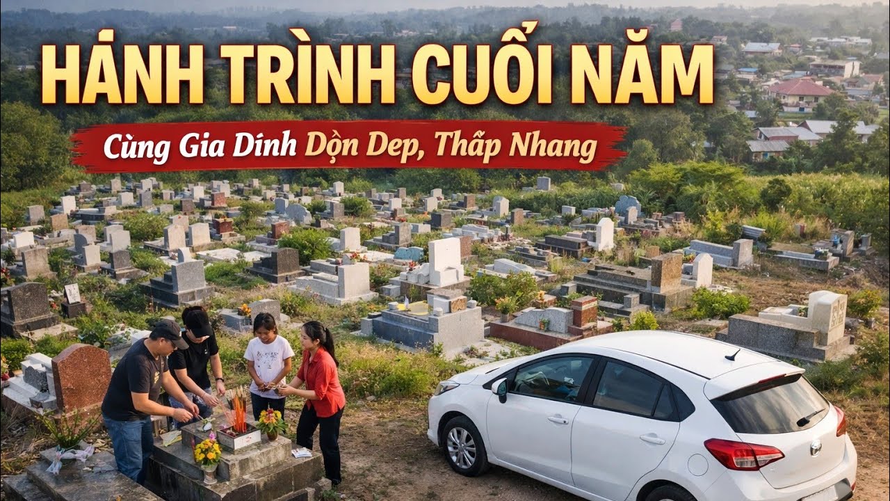 Hành Trình Cuối Năm 🚗 Cả Gia Đình Cùng Đi Làm Việc Để Năm Mới Thuận Lợi, Bình An