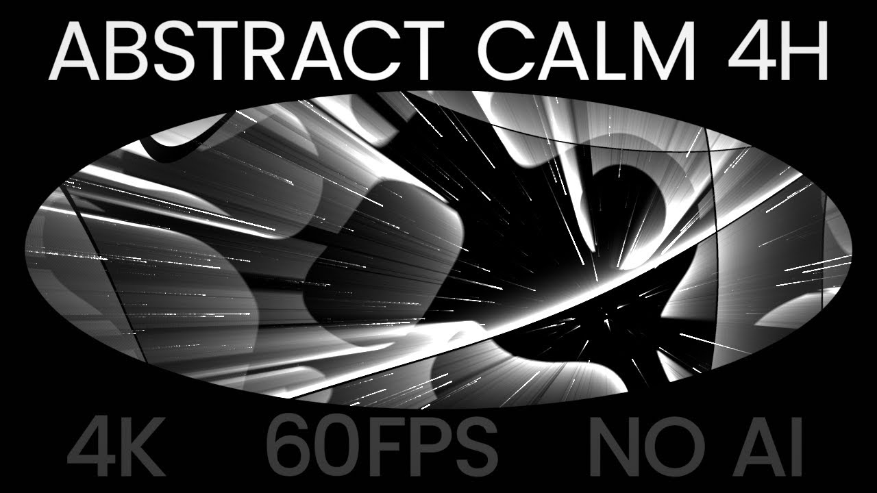 Ambient Screensaver – 4 hours of hand-made abstract calm in 4K 60fps