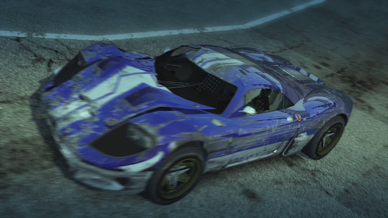 Dummy starts Stunt Run, loses to other dummy 3 times - Burnout Paradise PS3 1.3