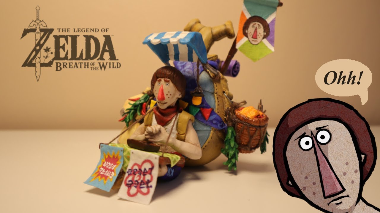 how i made BEEDLE (the best boi) out of CLAY // The Legend of Zelda: Breath of the Wild