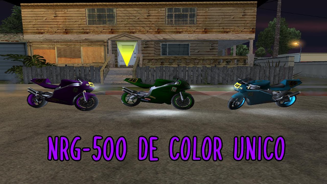 Partida al 100% con NRG-500 de Color Único | ESPECIAL 1000 SUSCRIPTORES [GTA San Andreas]