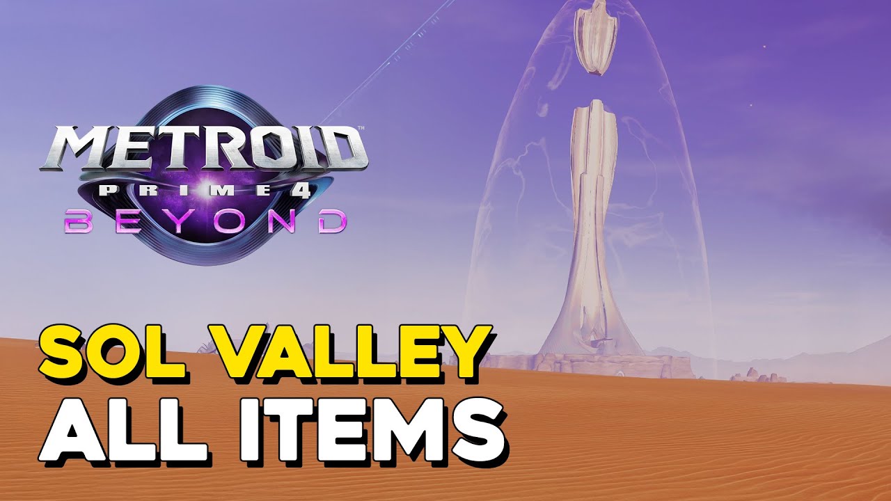 Metroid Prime 4 Sol Valley All Item Locations (All Collectibles)