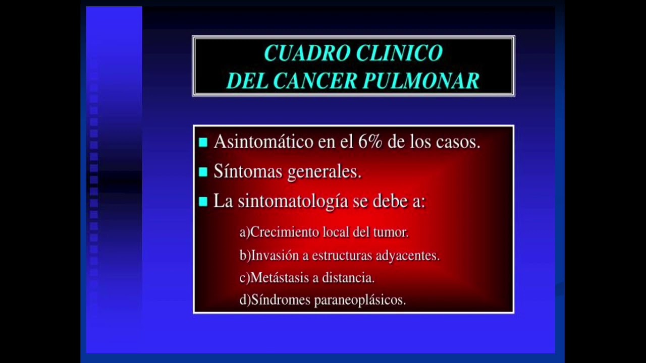 CANCER BRONCOGENICO