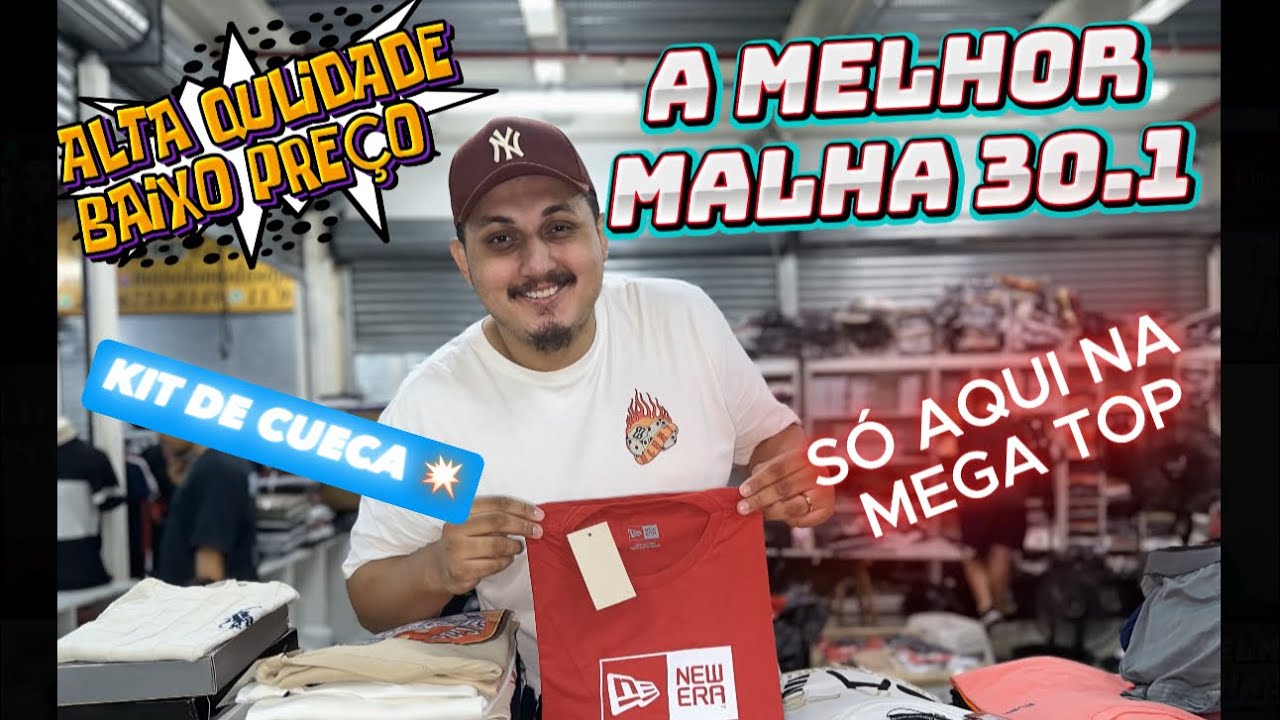 MALHA 30.1 PENTEADA E KIT DE CUECA COM O MELHOR PREÇO DO BRÁS 💥💥💥💥💥