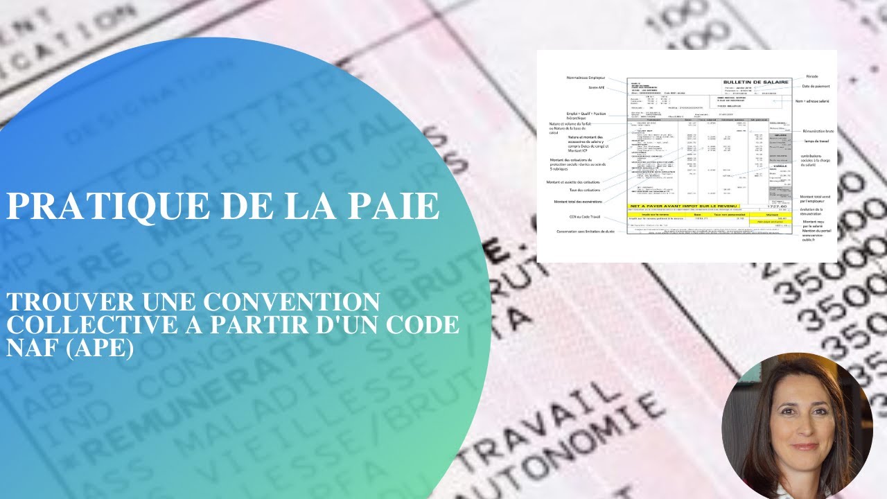Trouver une convention collective avec un code APE (NAF)