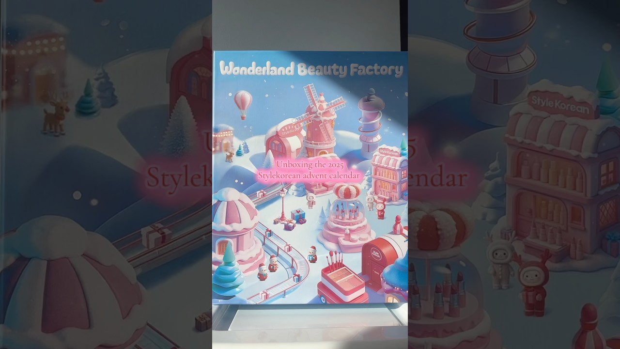 Stylekorean advent calendar 🩷🎄#adventcalendar #kbeauty #stylekorean