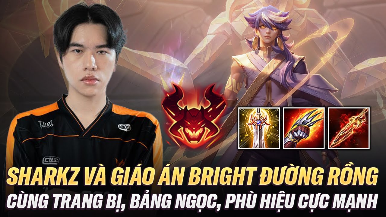 SharkZ Huỷ Diệt Rank Thách Đấu Thái Với Bright Đường Rồng Với Trang Bị, Bảng Ngọc, Phù Hiệu Cực Mạnh