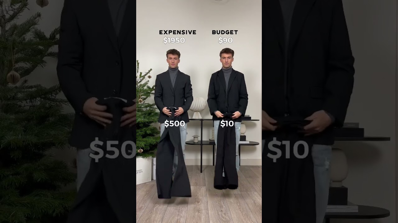 EXPENSIVE OR BUDGET SUIT? 👔 Save for more #shorts about #menswear & #stylingtips
