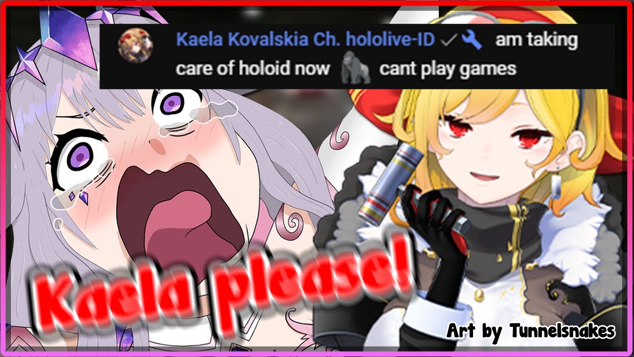 [ENG SUB/Hololive] Biboo is having a massive separation issue after Kaela left her place