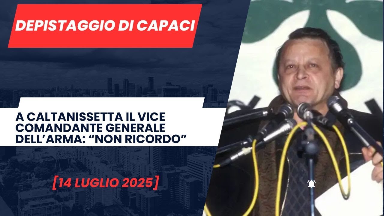 Depistaggio di Capaci, a Caltanissetta il vice comandante generale dell’Arma: “Non ricordo”