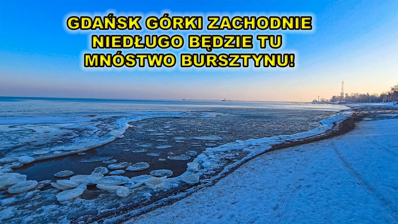 Gdańsk Górki Zachodnie - niedługo będzie tu mnóstwo bursztynu.Niedługo ruszy refulacja plaży.