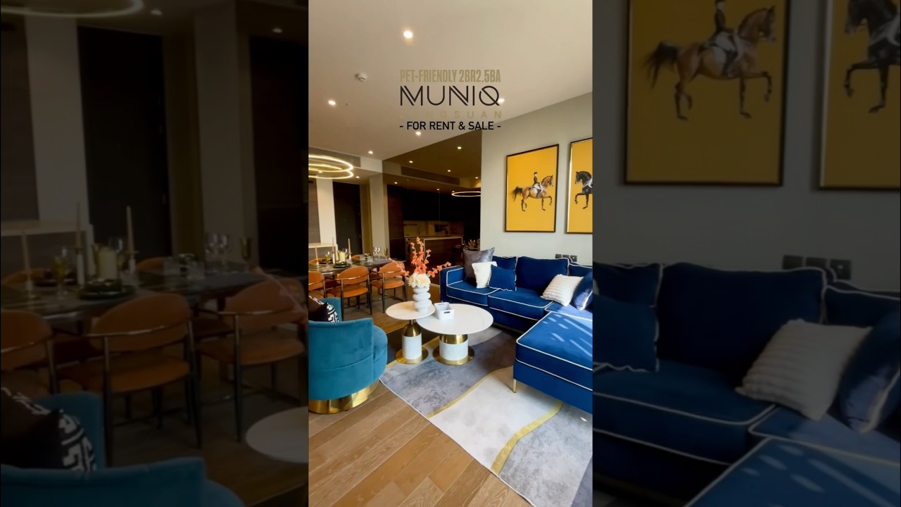 MUNIQ LANGSUAN: PET-FRIENDLY 2BR FOR RENT & SALE