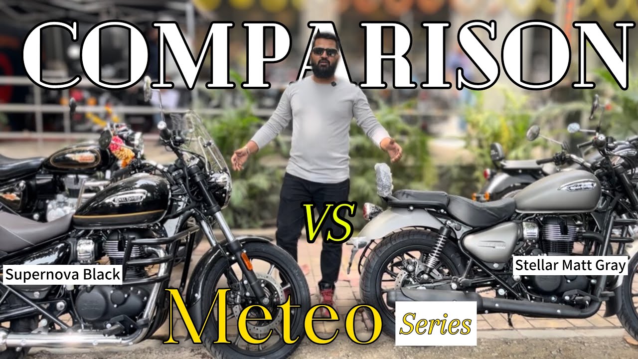 New Meteor SuperNova 350 VS Royal Enfield Stellar Matt Grey | Big Driffrence in Same Bike ? 