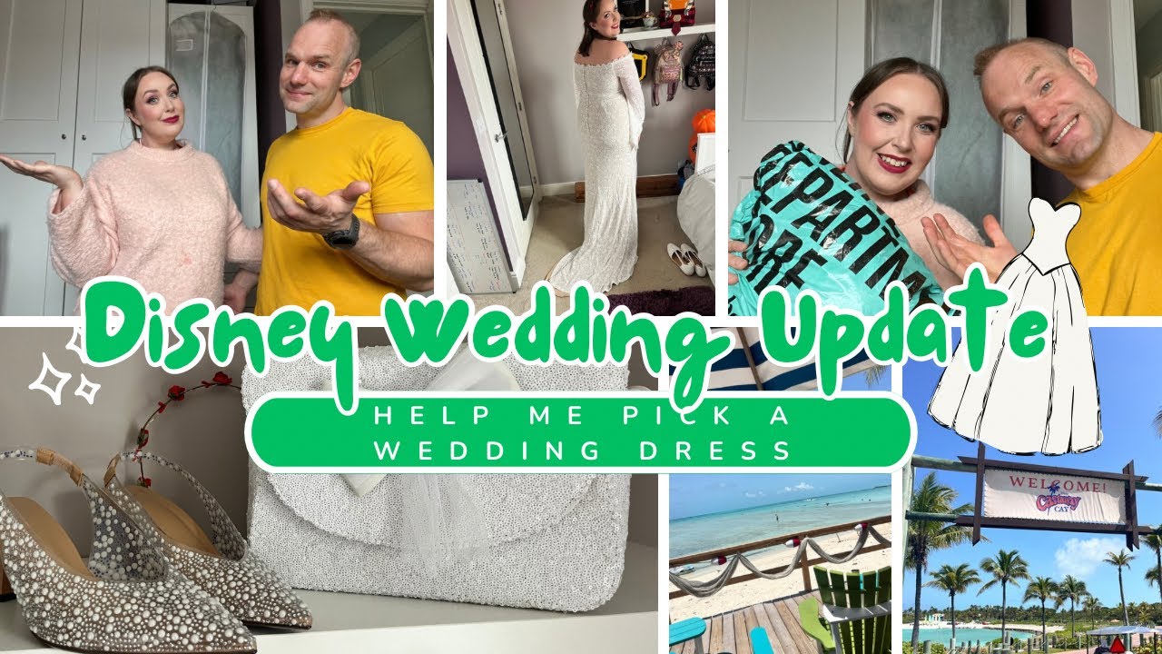 Disney Wedding Prep Begins! Choosing the Perfect Dress for Our Second  Wedding Ceremony!