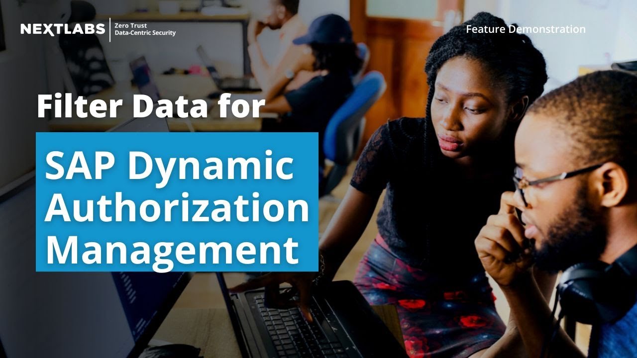 Filter Data for SAP Dynamic Authorization Management (DAM)