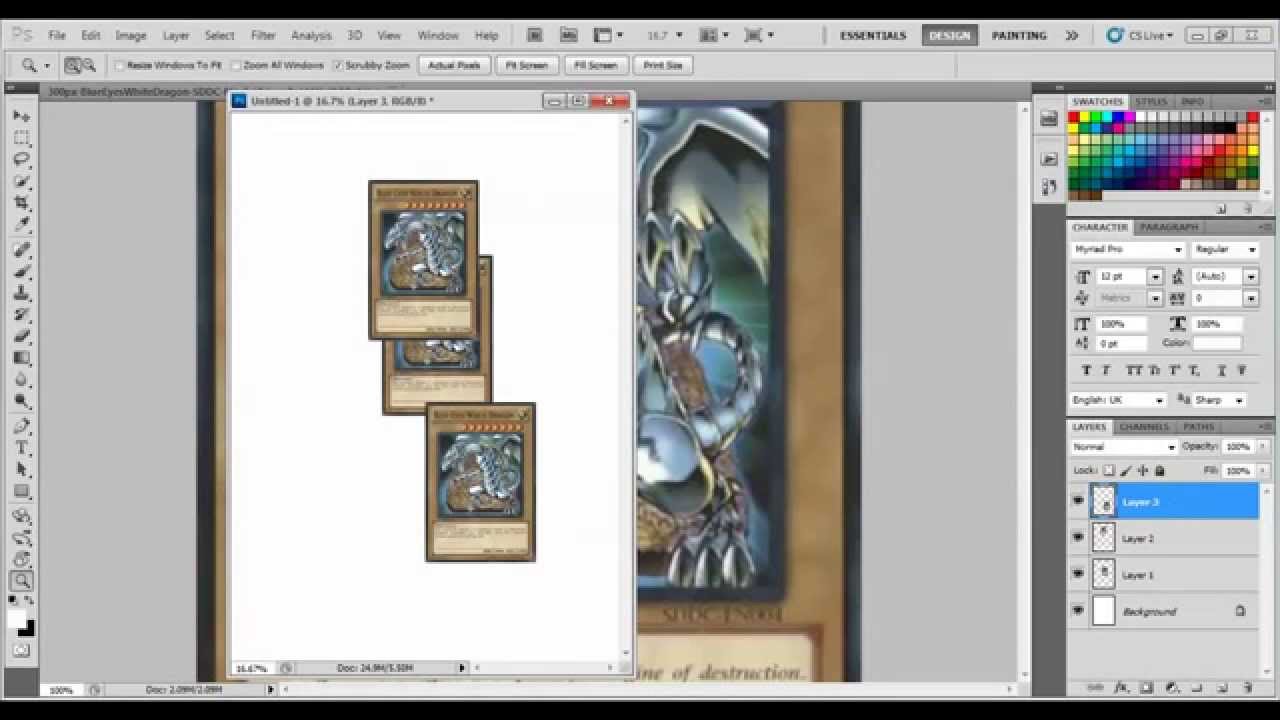 Tutorial:Make Home Made Yu-Gi-Oh ! Cards (Fake,Real,etc)