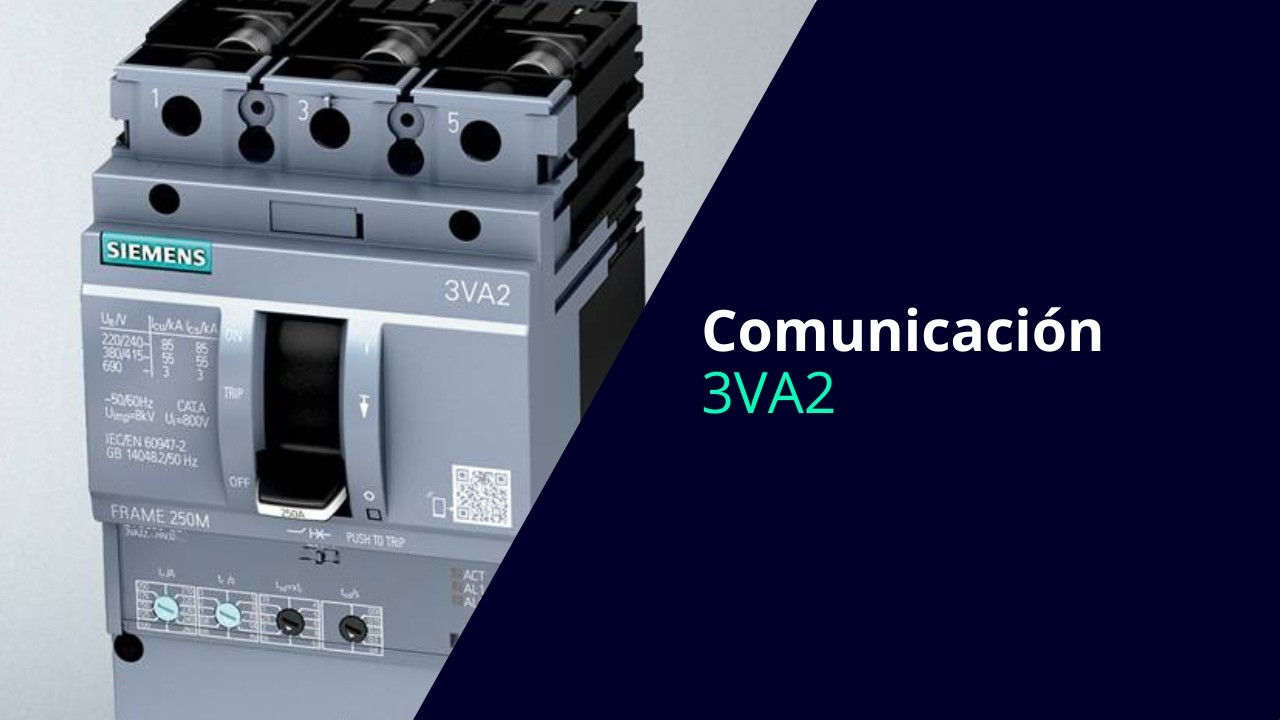 ¿Cómo comunicar el Interruptor de Caja Moldeada 3VA?