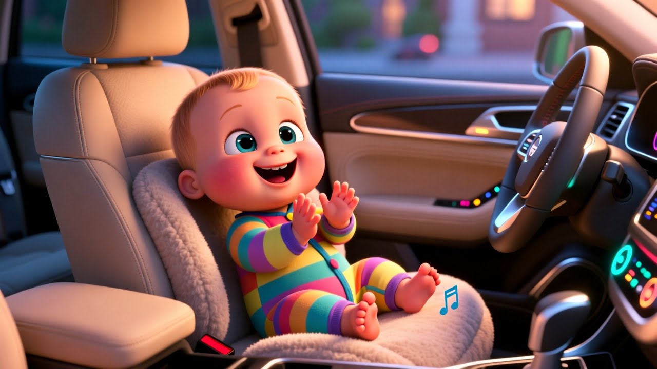 Wroom Wroom Car Day 🚗😊🍼 | Kids Fantasy Song | Learn Safe Travel and Happy Routines