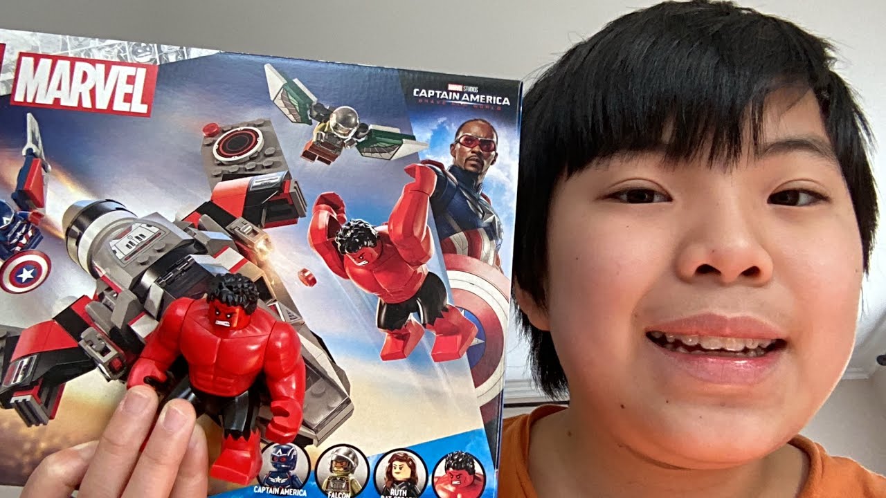 Lego Review: Captain America Brave New World Red Hulk Battle
