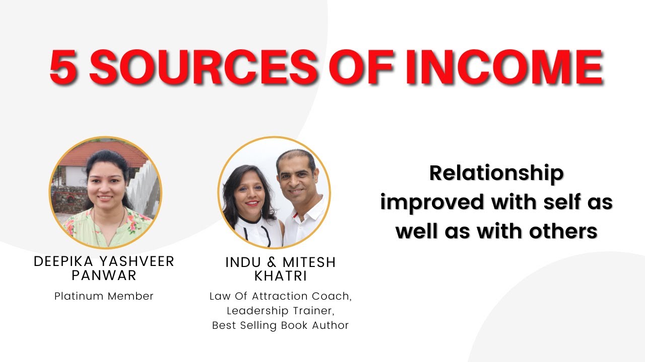 5 Sources Of Income | Relationship Improved | Platinum Success Story | Mitesh Khatri LOA Coach