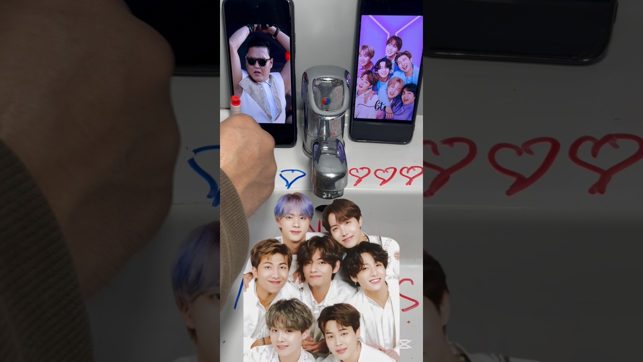 K-pop BTS & Psy  drain fight / drain duels #drain #duels #asmr #bts #psykpop #kpop