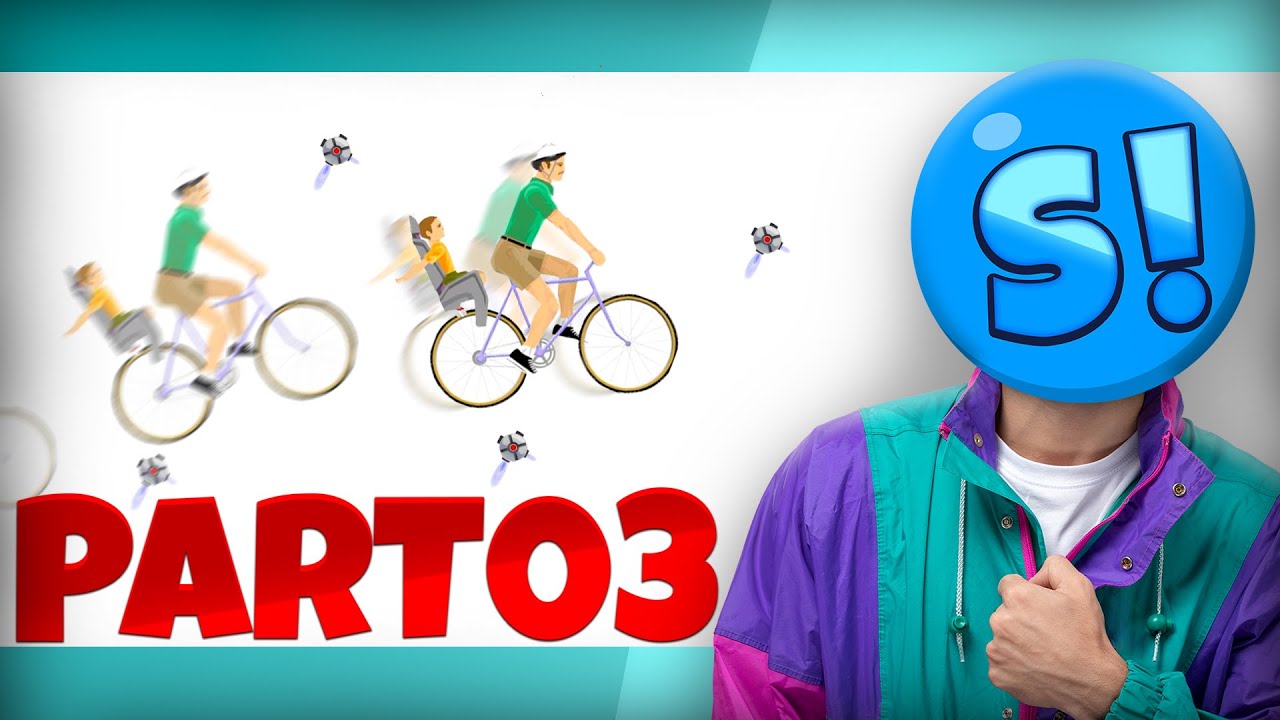 Happy Wheels Part 3 – A Teddy Bear vs Impossible Levels (Webcam Fun)