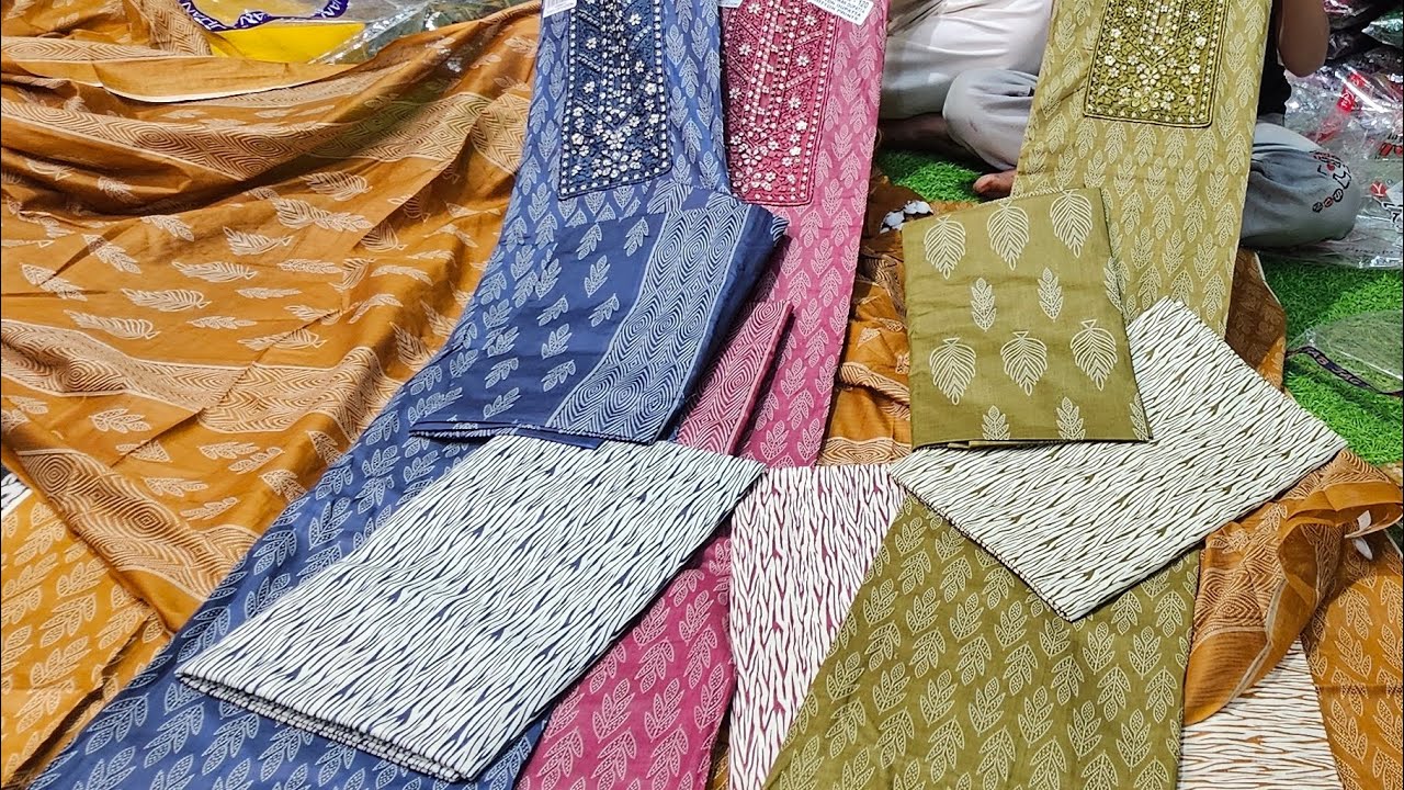 💥पालकी ब्रांड 👍गर्मियों की फुल डिमांड के सूट🙊 बिना अस्तर 🔥कॉटन दुपट्टे👉21.03.2025