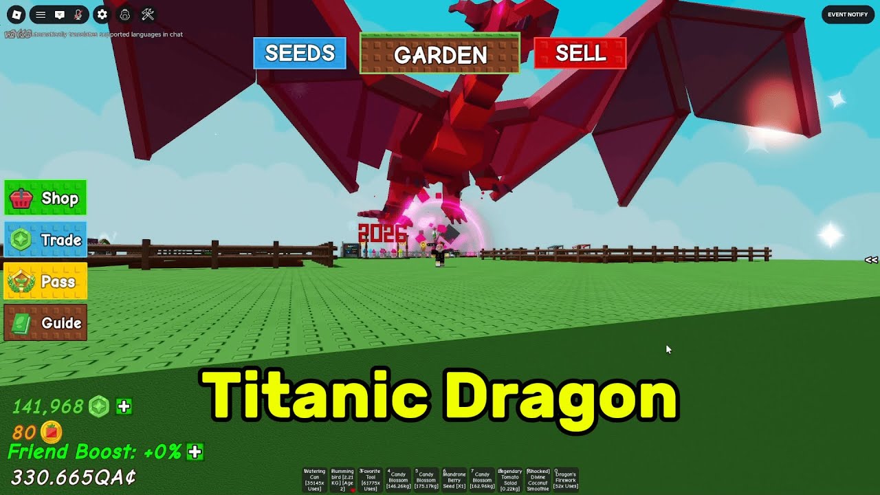 NEW YEAR NEW UPDATE | Grow a Garden