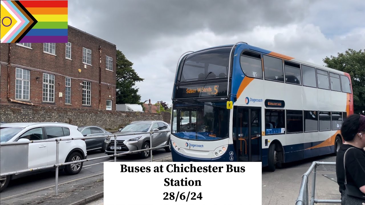 Buses at Chichester Bus Station 28/6/24