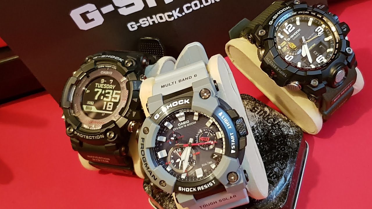 G-Shock Frog Man Royal Navy Special Edition vs Range Man Mud Master